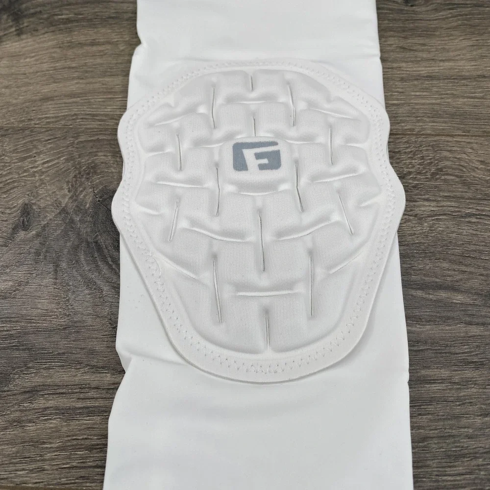G-Form Pro Team Sleeve Elbow Guard Adult L/XL White Lightweight Flexible Pad